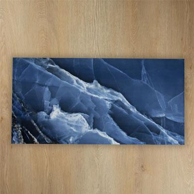 Onyx Aqua Blue Polished